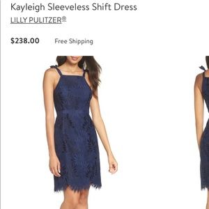 NWT Lilly Pulitzer Kayleigh lace dress